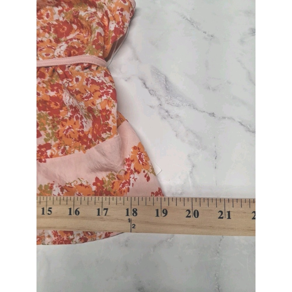 Sienna Sky Junior's Floral "Camisole" Red, Pink & Orange Size M - Picture 5 of 10